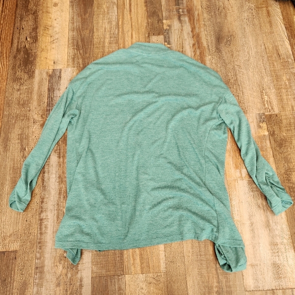 Maurices Teal 3/4 Sleeve Cardigan - Picture 2 of 4